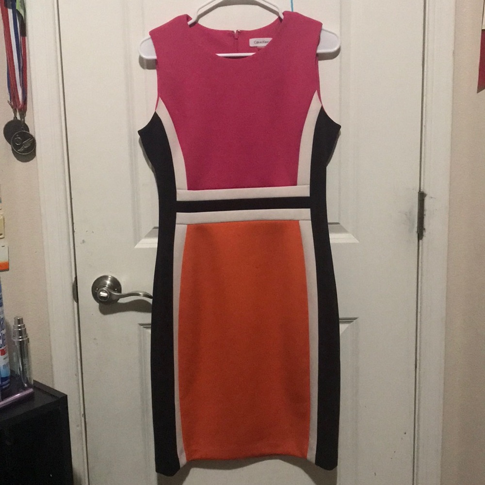 Calvin Klein Scuba Sheath Dress Size 10